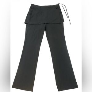 Chic Black Wide Leg Women's Pants